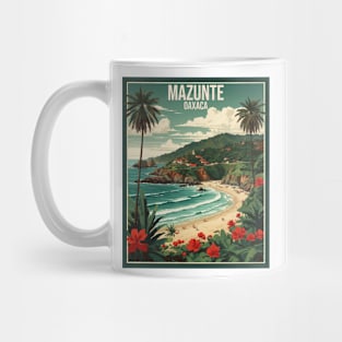 Mazunte Oaxaca Mexico Vintage Tourism Travel Mug